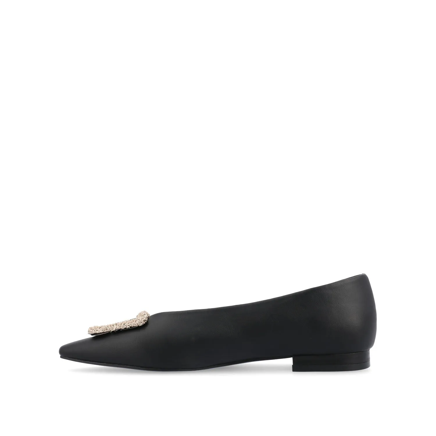 ELOWEN BALLET FLATS IN FAUX LEATHER