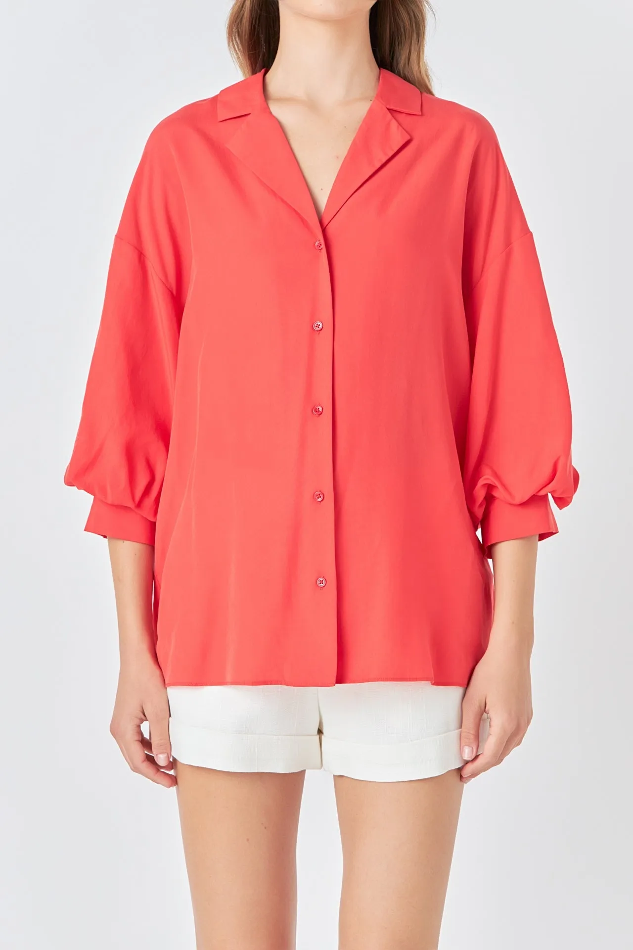 Endless Rose - Button-Up Collared Shirt