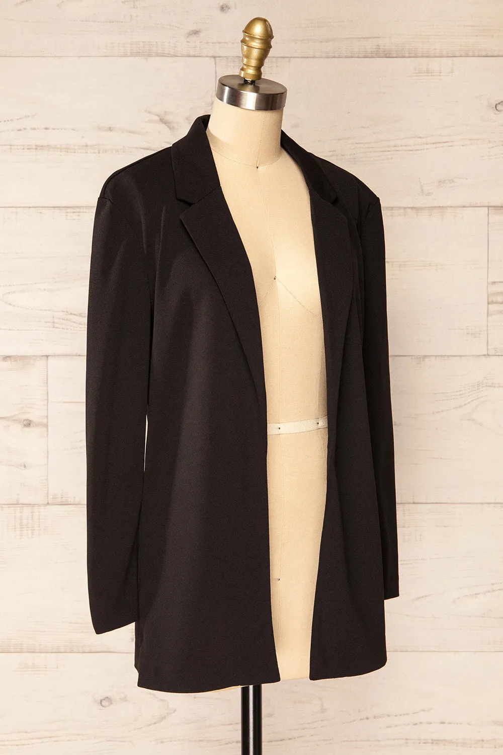 Engla Black | Long Classic Blazer