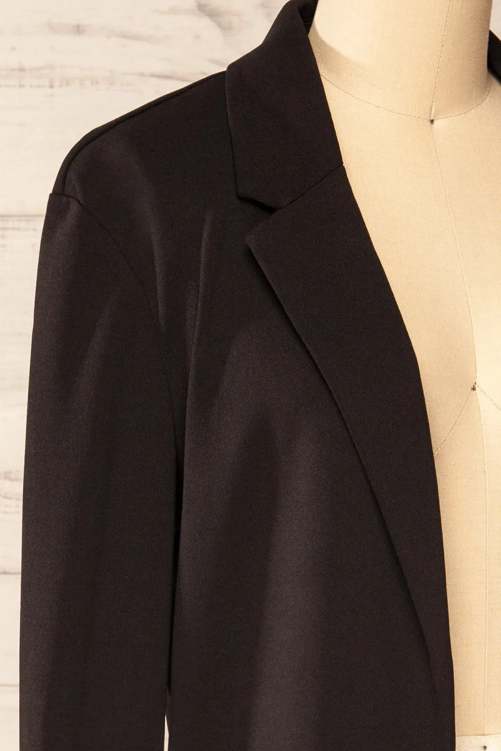 Engla Black | Long Classic Blazer