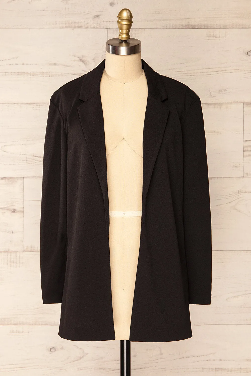 Engla Black | Long Classic Blazer