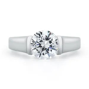 Entre Nous Inside Diamond Line Engagement Ring