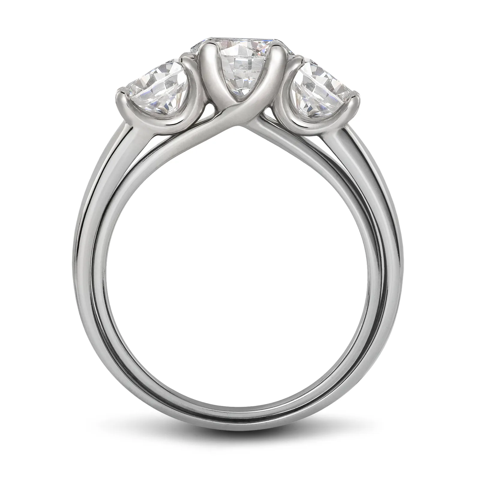 Entre Nous Three Stone Engagement Ring