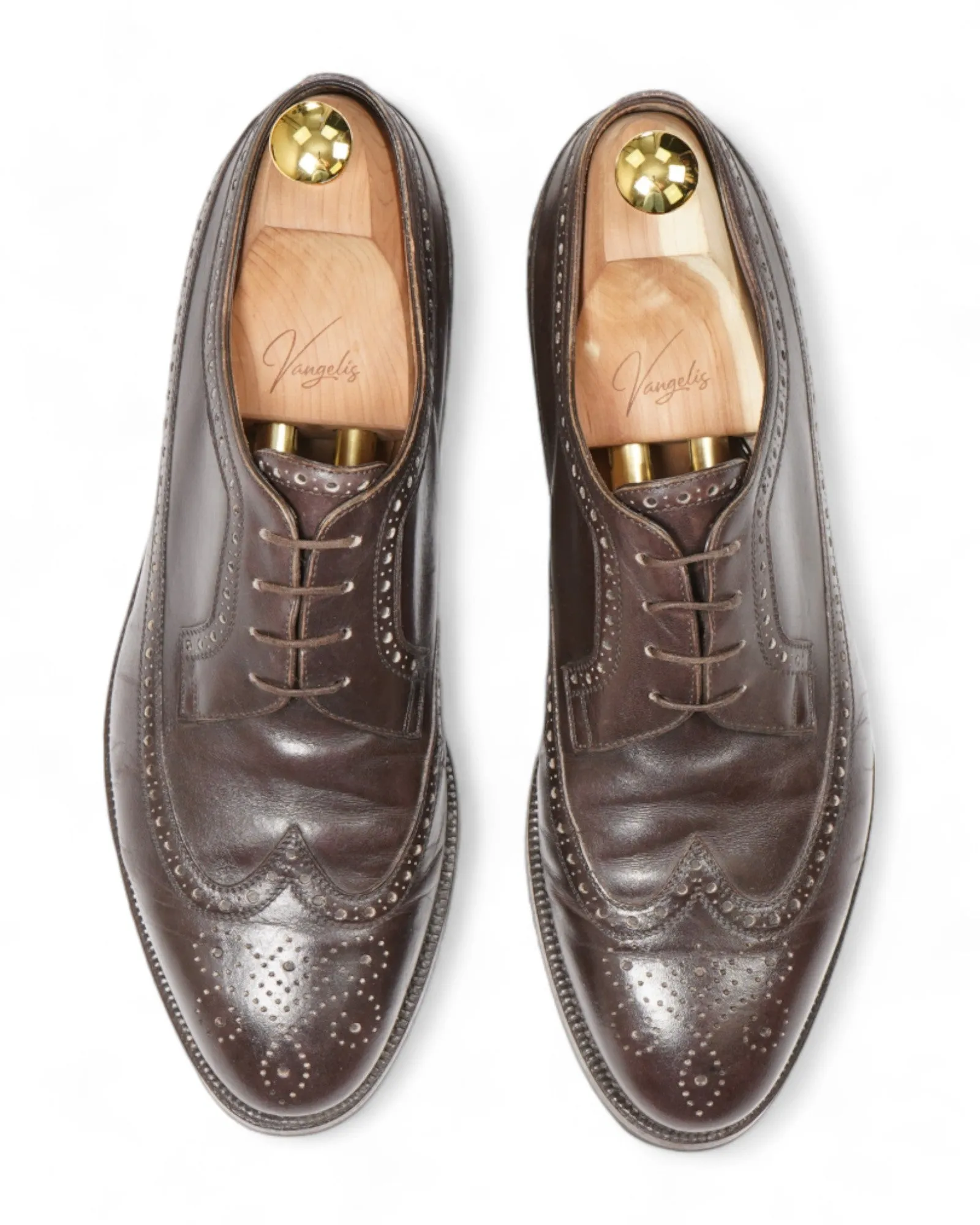 Enzo Bonafè - Dark Brown Calf Wingtip Brogues UK 9 / EU 43