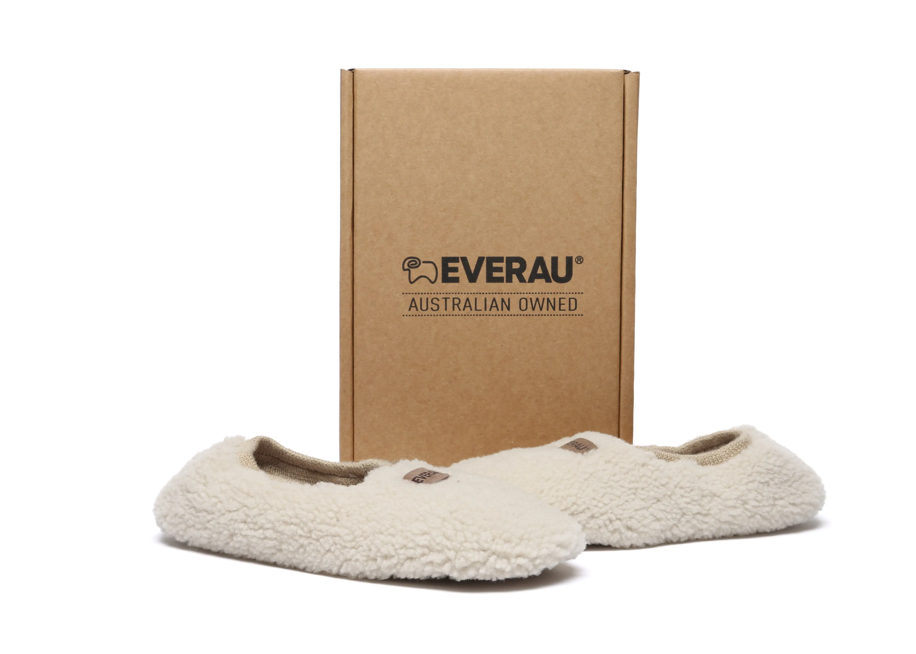 EVERAU® UGG Slippers Women Curly Sheepskin Wool Elastic Lucina