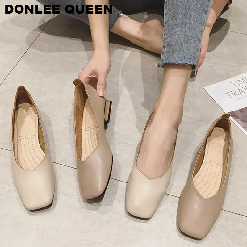 Fashion Flats for Women Shoes | Spring Summer Boat Shoes | Pointed toe Casual Slip-on Shoes | Elegant Ladies Footwear | ideal gift