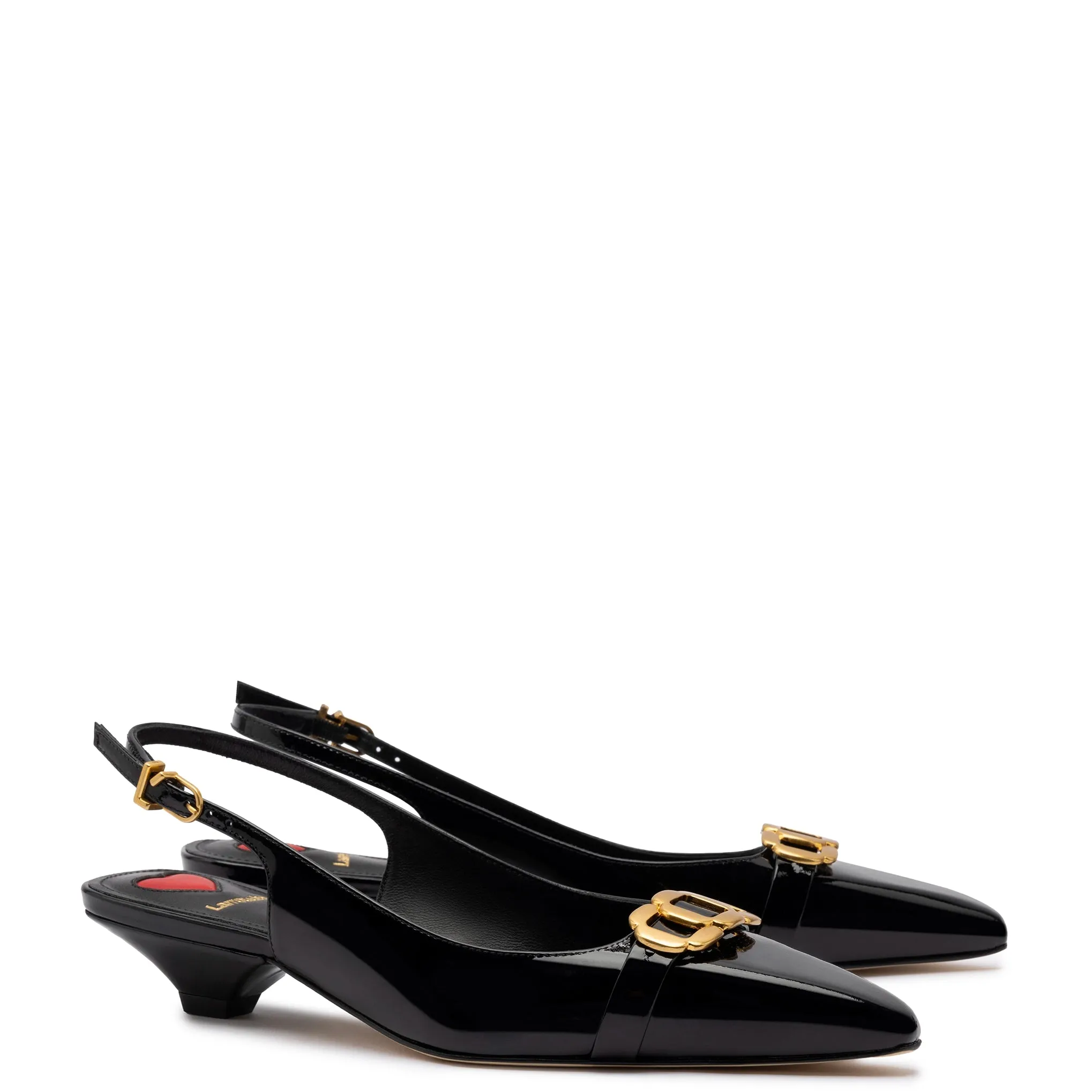 Franca Pump In Black Patent Leather