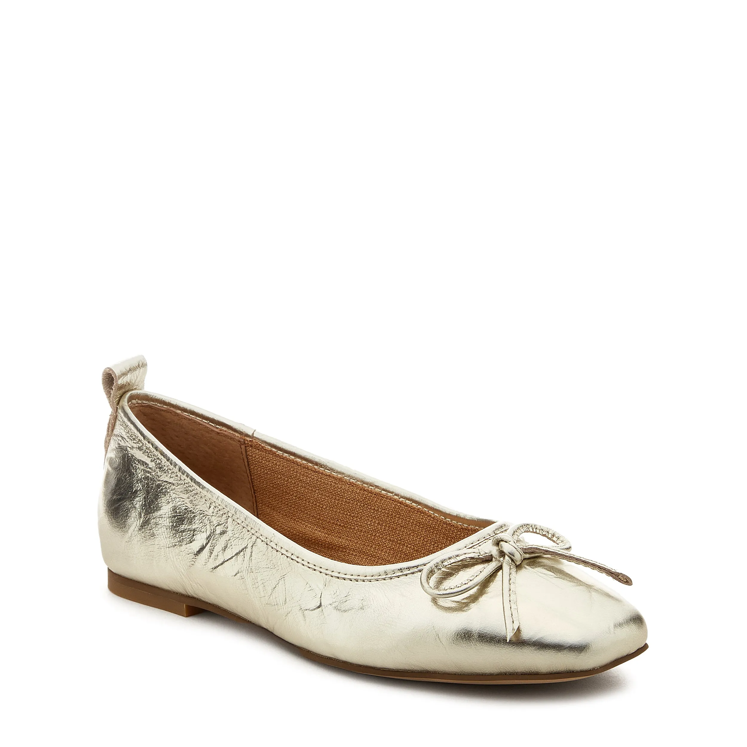 Frankie Gold Ballet Flats