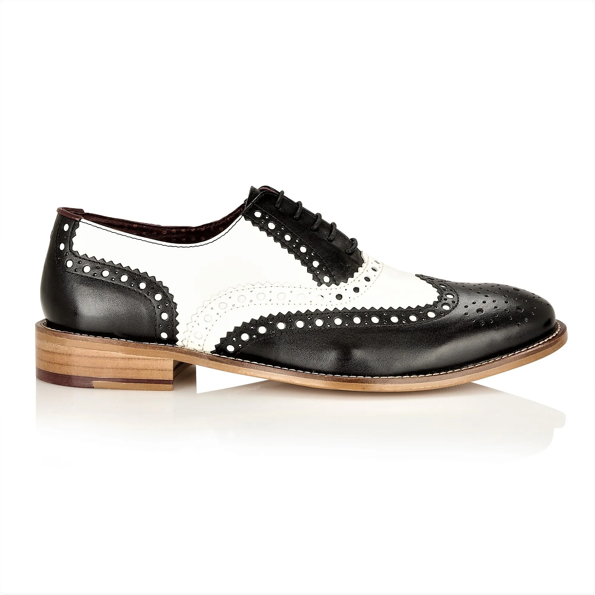 Gatsby Brogue Black / White