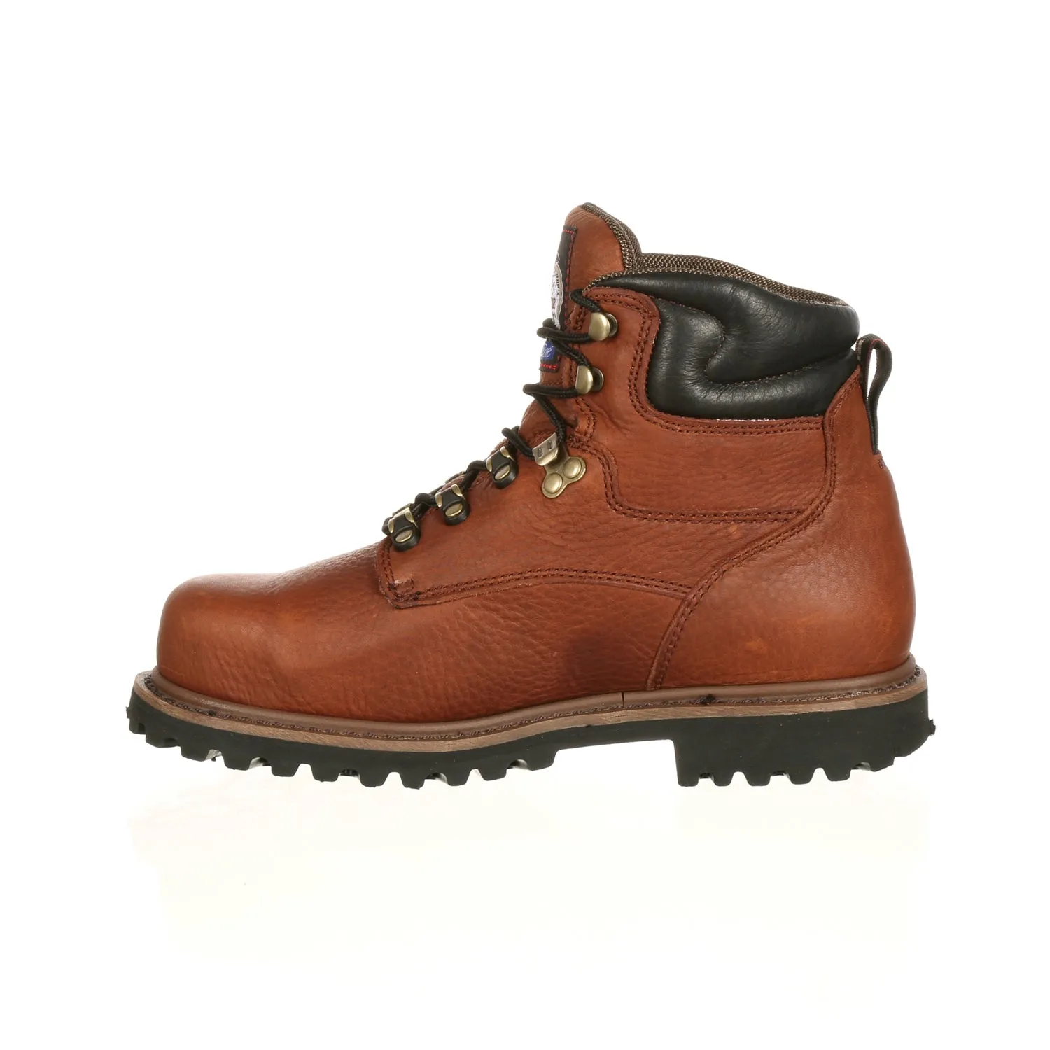 Georgia Mens Briar Brown Leather Hammer ST Metatarsal Work Boots