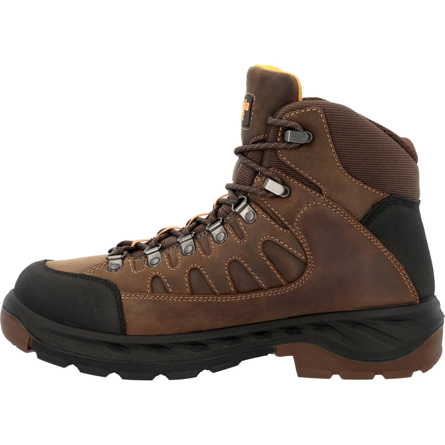 Georgia Mens OT Waterproof Hiker Brown Leather Work Boots