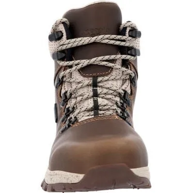 Georgia Women's Eagle Trail 5" WP Alloy Toe Hiker Boot -Brown- GB00556