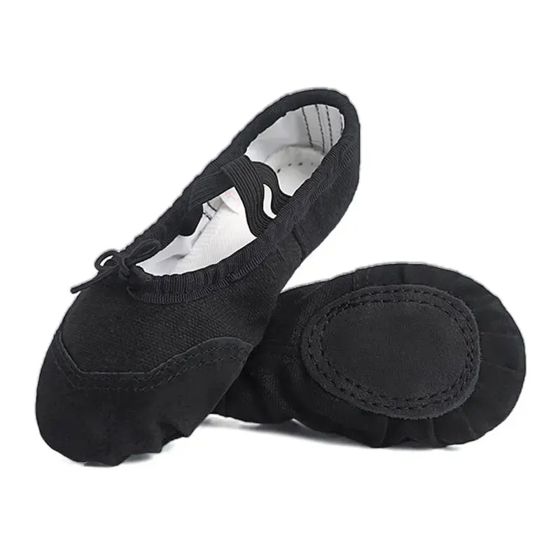 Girls Ballet Shoes For Woman Ballerina Shoes Ballet Flats Women Canvas Soft Sole Dance Slippers Children Practise Dance Shoes