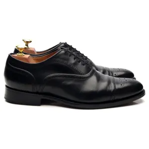 'Guildford' Black Leather Oxford Brogues UK 7.5 G