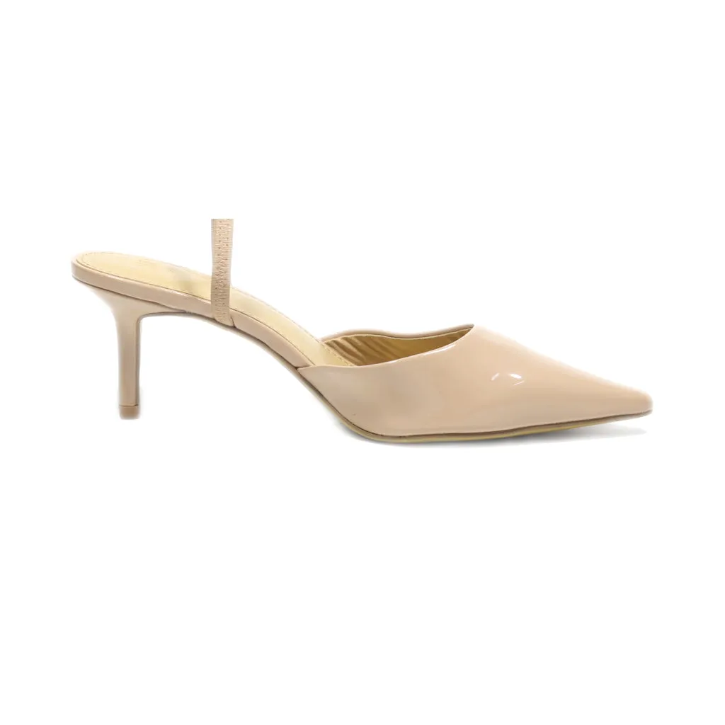 H&M Kitten Heels Leather Beige Colour For Women