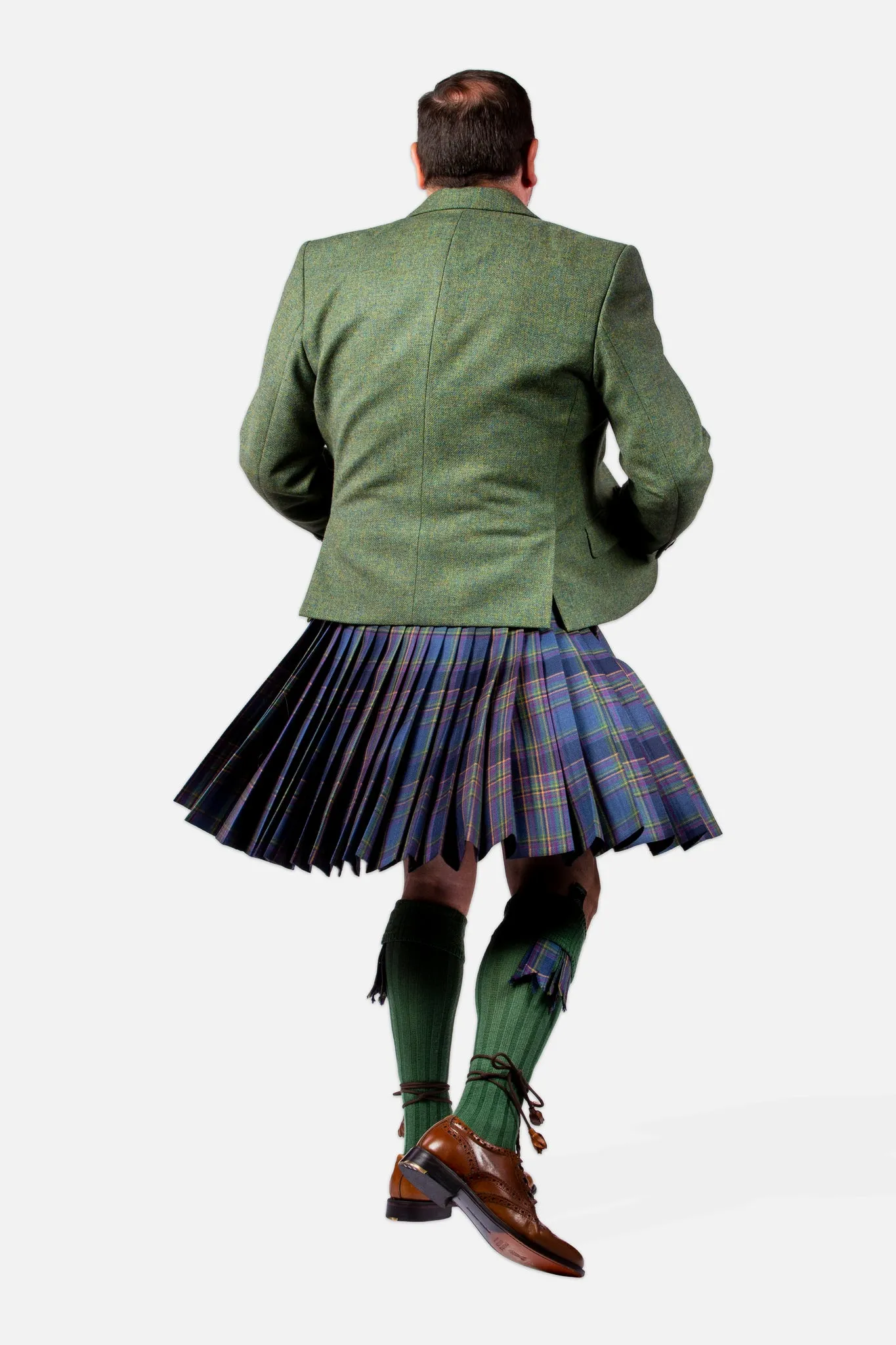 Highland Mist / Lovat Green Tweed Kilt Hire Outfit