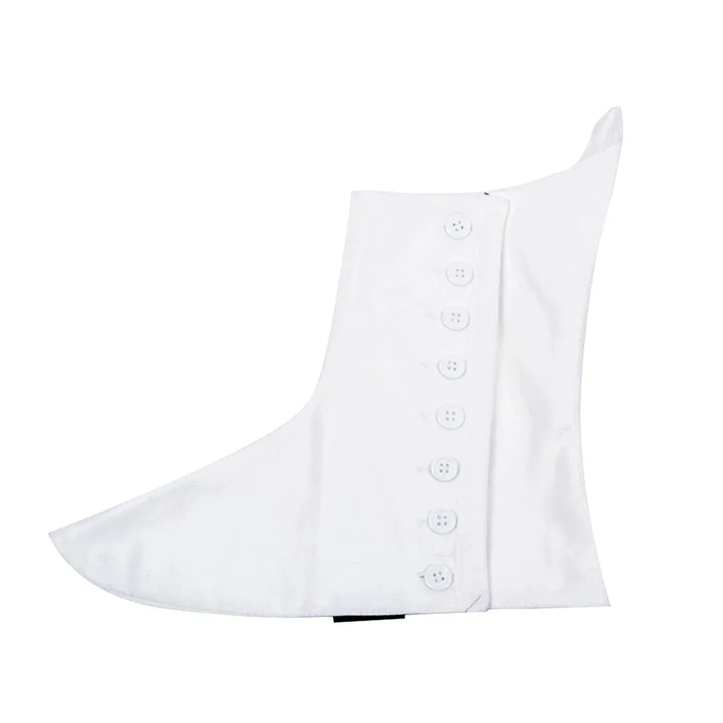 Highlander Kilt Brogues Spats White