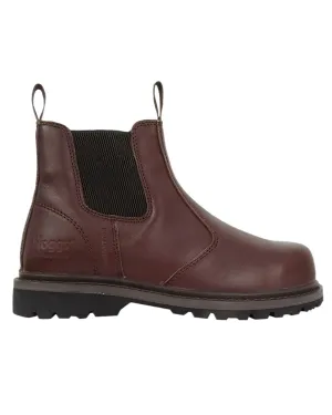 Hoggs of Fife Brown Zeus Safety Dealer Boots