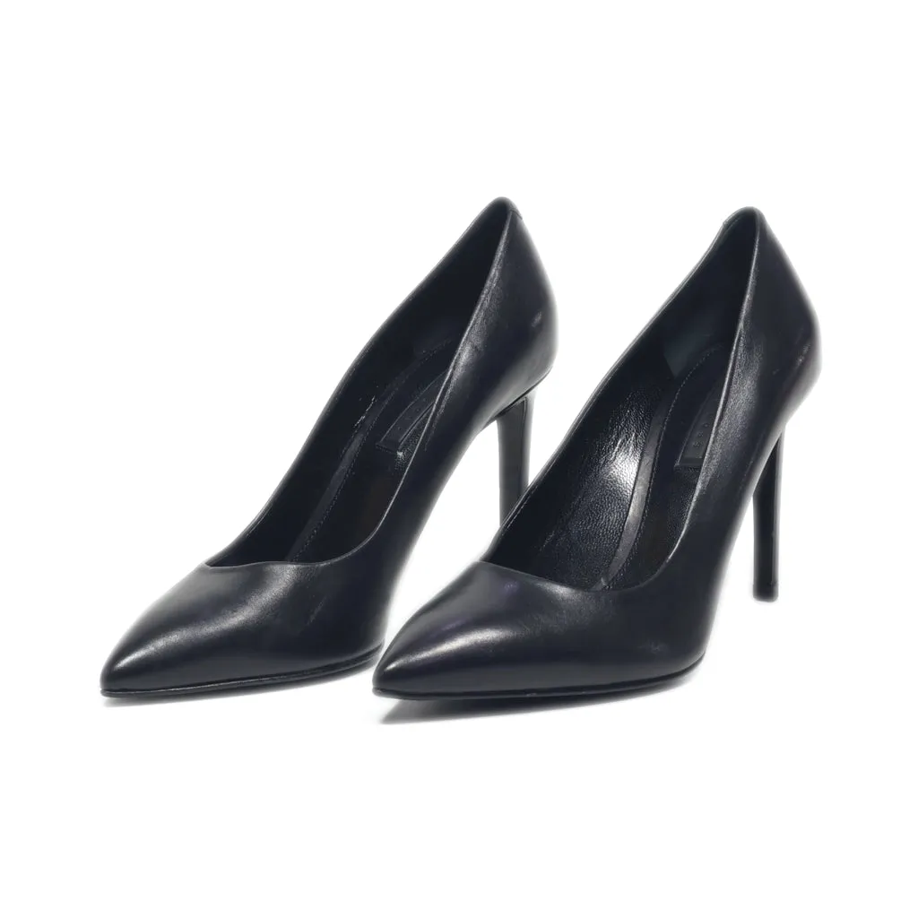 Hugo Boss Kitten Heels Leather Black Colour For Women