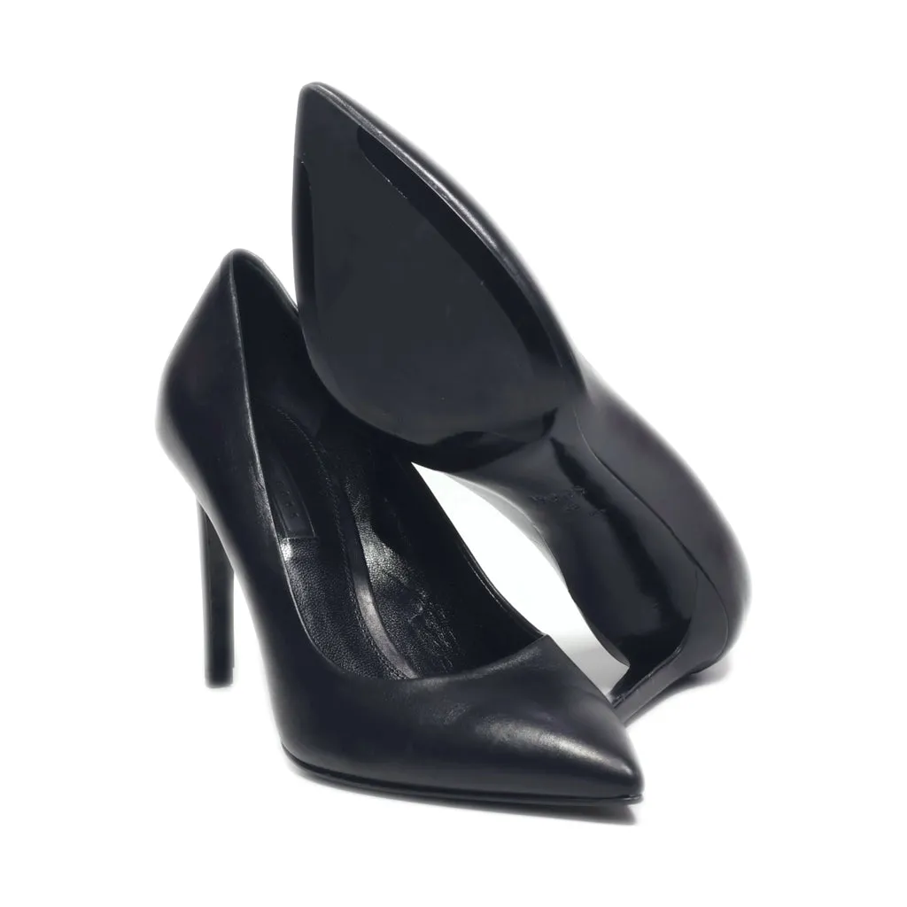 Hugo Boss Kitten Heels Leather Black Colour For Women