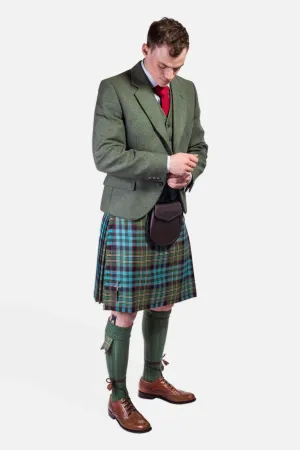 Hunting Nicolson Muted / Lovat Green Tweed Kilt Hire Outfit