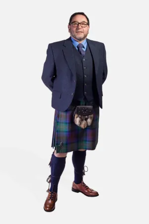 Isle of Skye / Lovat Navy Tweed Kilt Hire Outfit