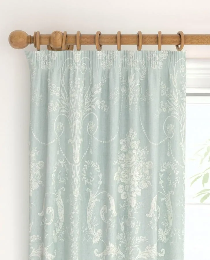 Josette Duck Egg Ready Made Curtains