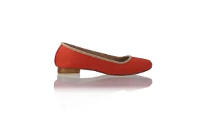 Kate 20mm Ballet - Orange Linen