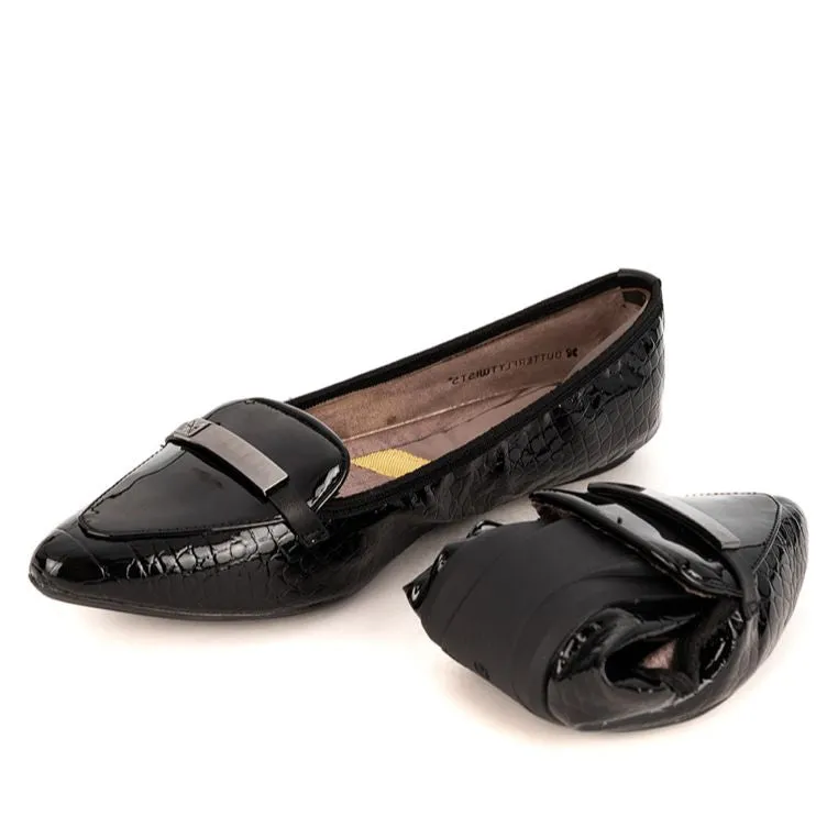 KATIA Ballet Flat Shoes - Black