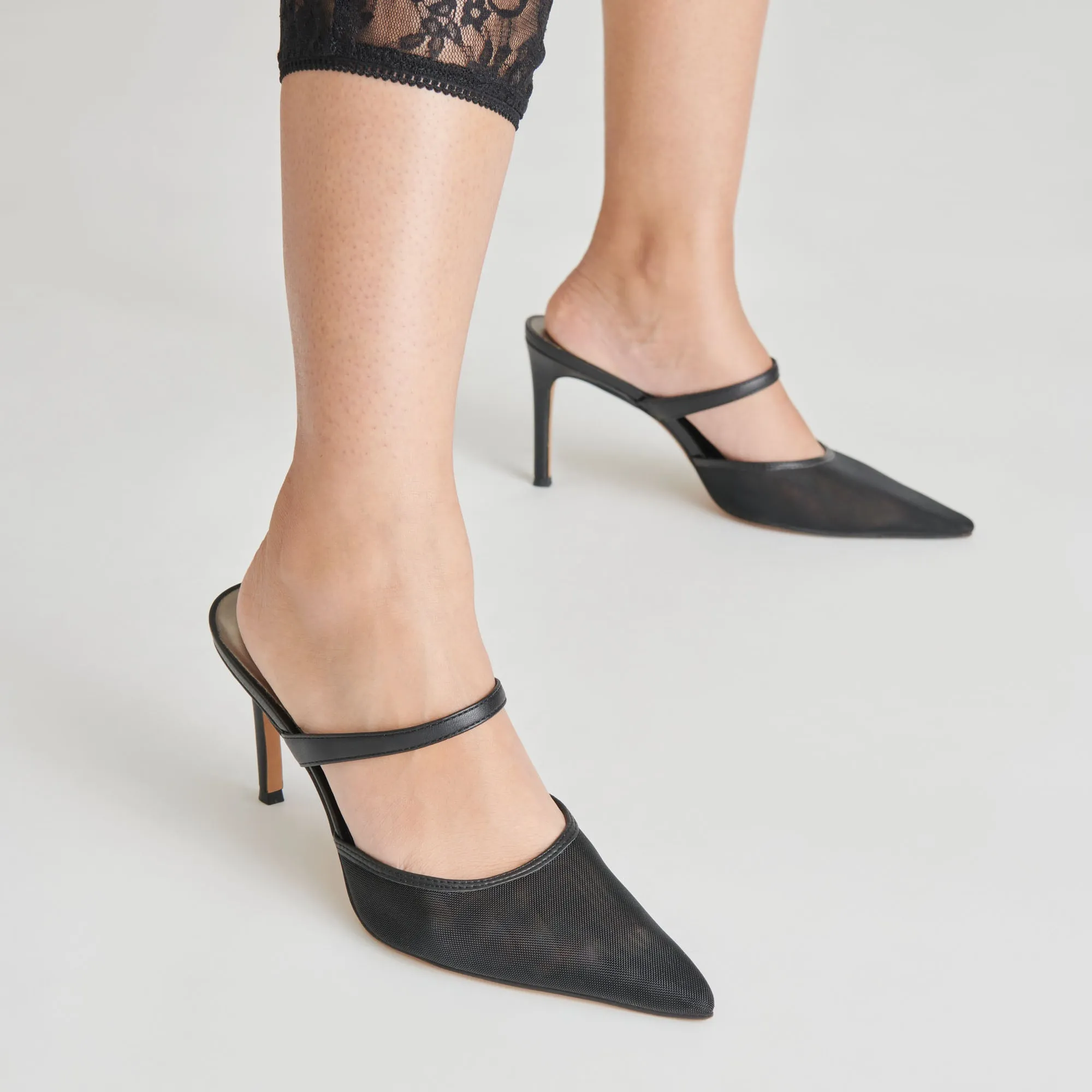 KATIK HEELS ONYX MESH