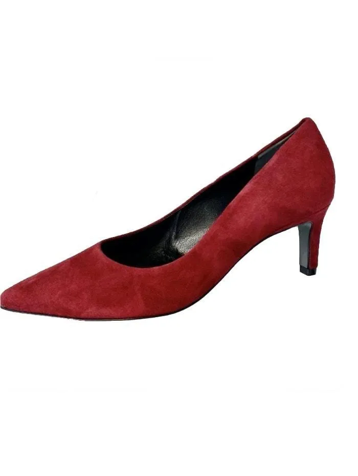 Kennel & Schmenger T Dark Red Enny suede shoe 41-64600-408