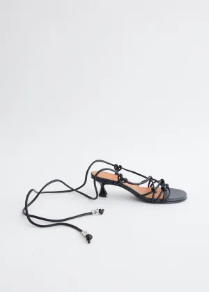 Knots Kitten Heel Sandals