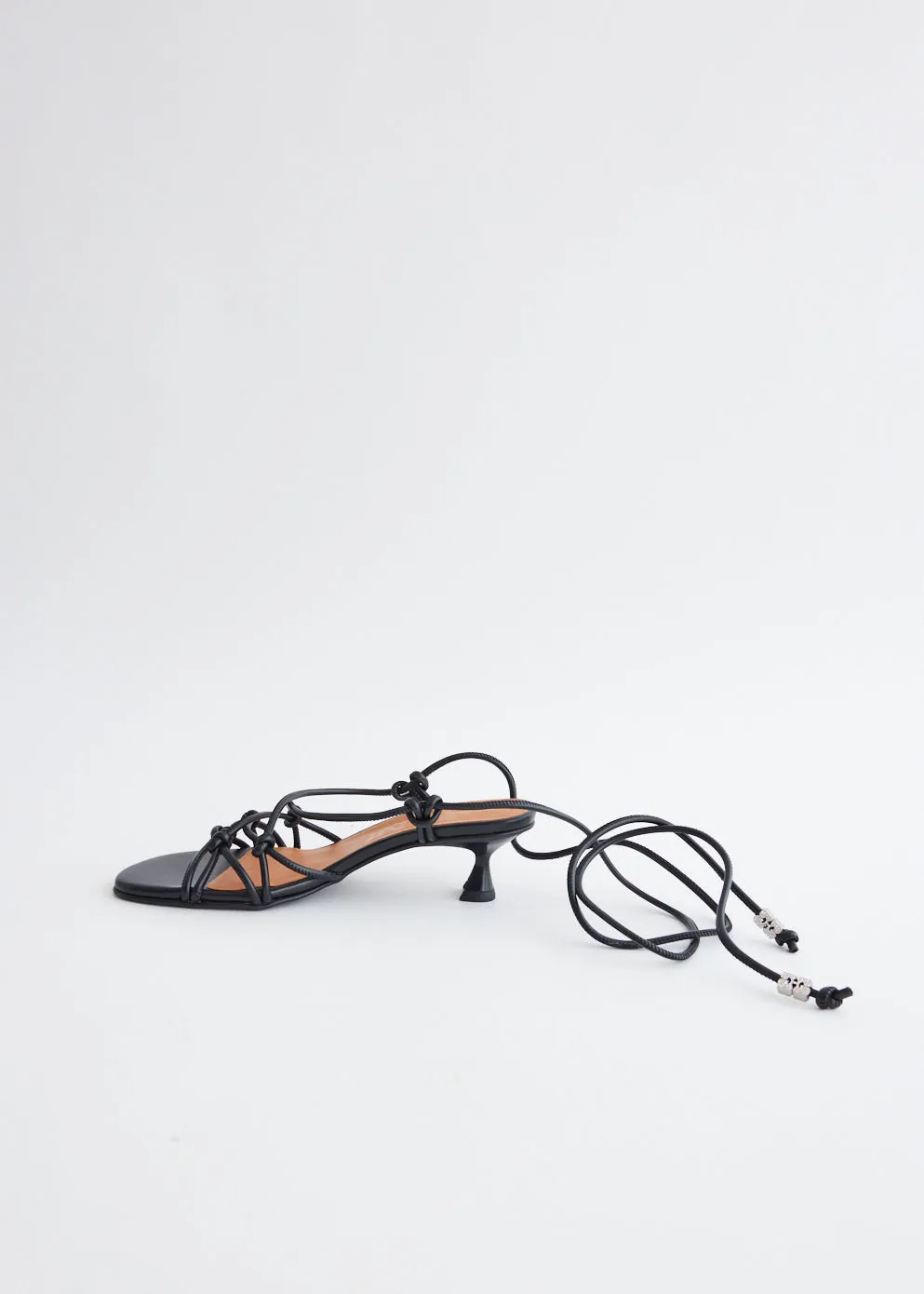 Knots Kitten Heel Sandals