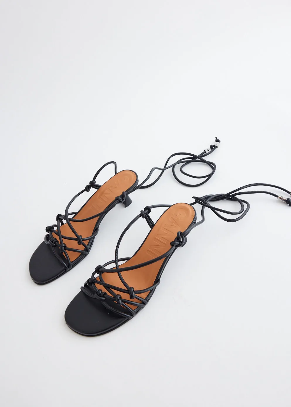 Knots Kitten Heel Sandals