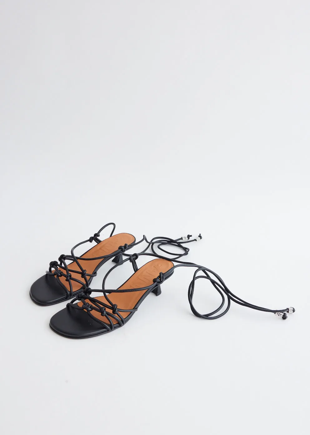 Knots Kitten Heel Sandals