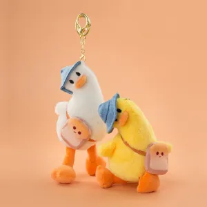 Lovely Crooked Duck Doll Keychain