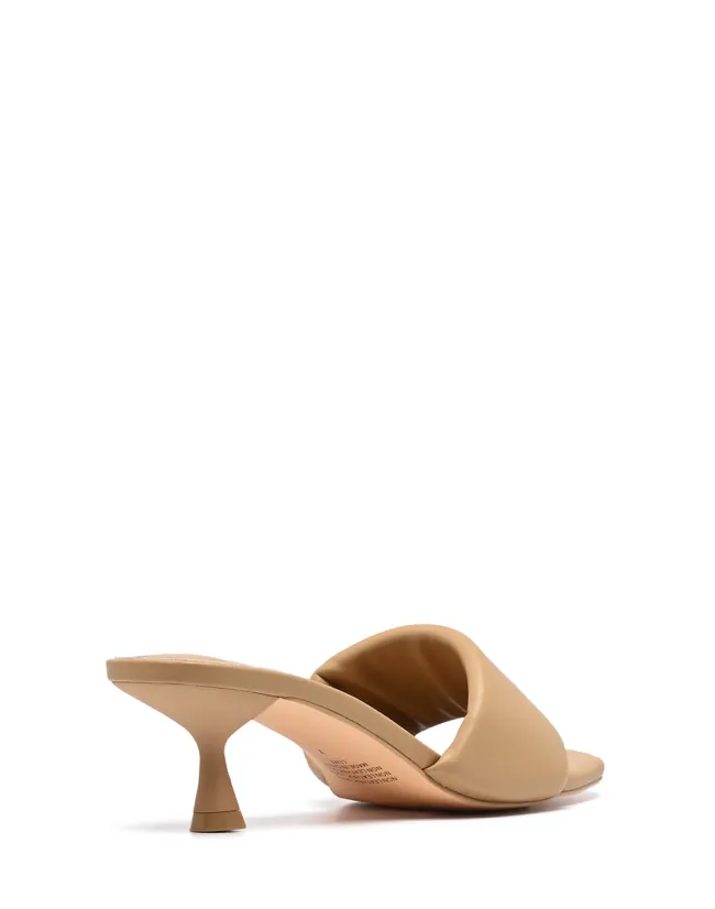 Luxe Mule Heel - Caramel