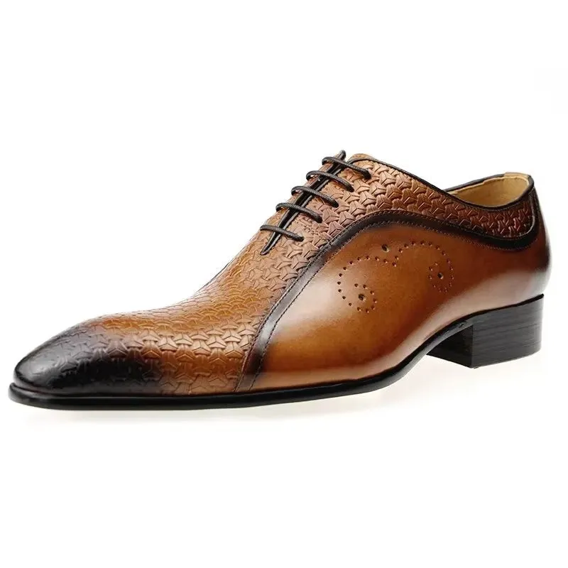 LuxeLeather Classy Wedding Brogues