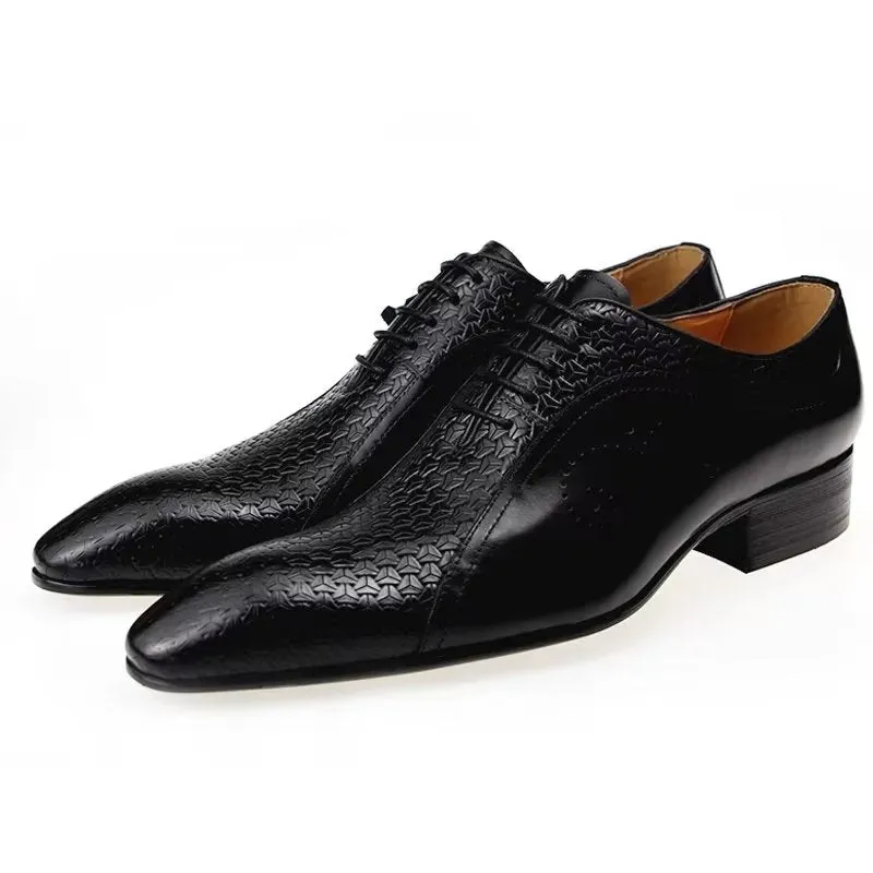 LuxeLeather Classy Wedding Brogues