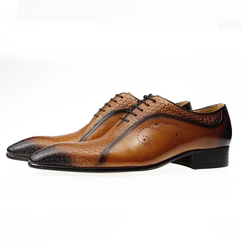 LuxeLeather Classy Wedding Brogues