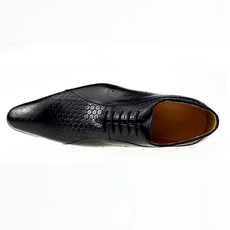 LuxeLeather Classy Wedding Brogues