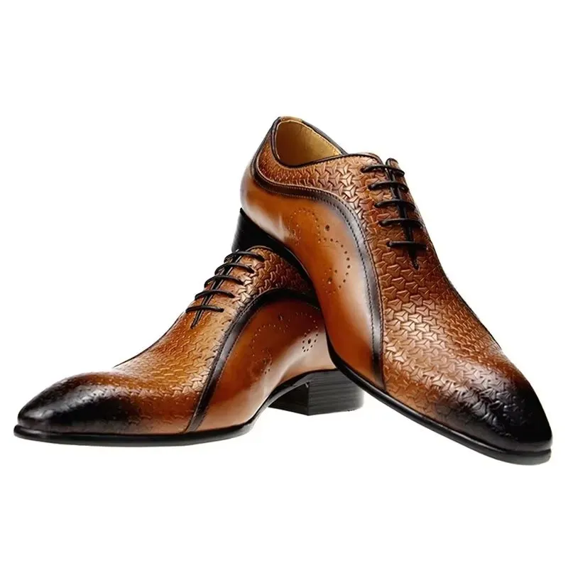 LuxeLeather Classy Wedding Brogues