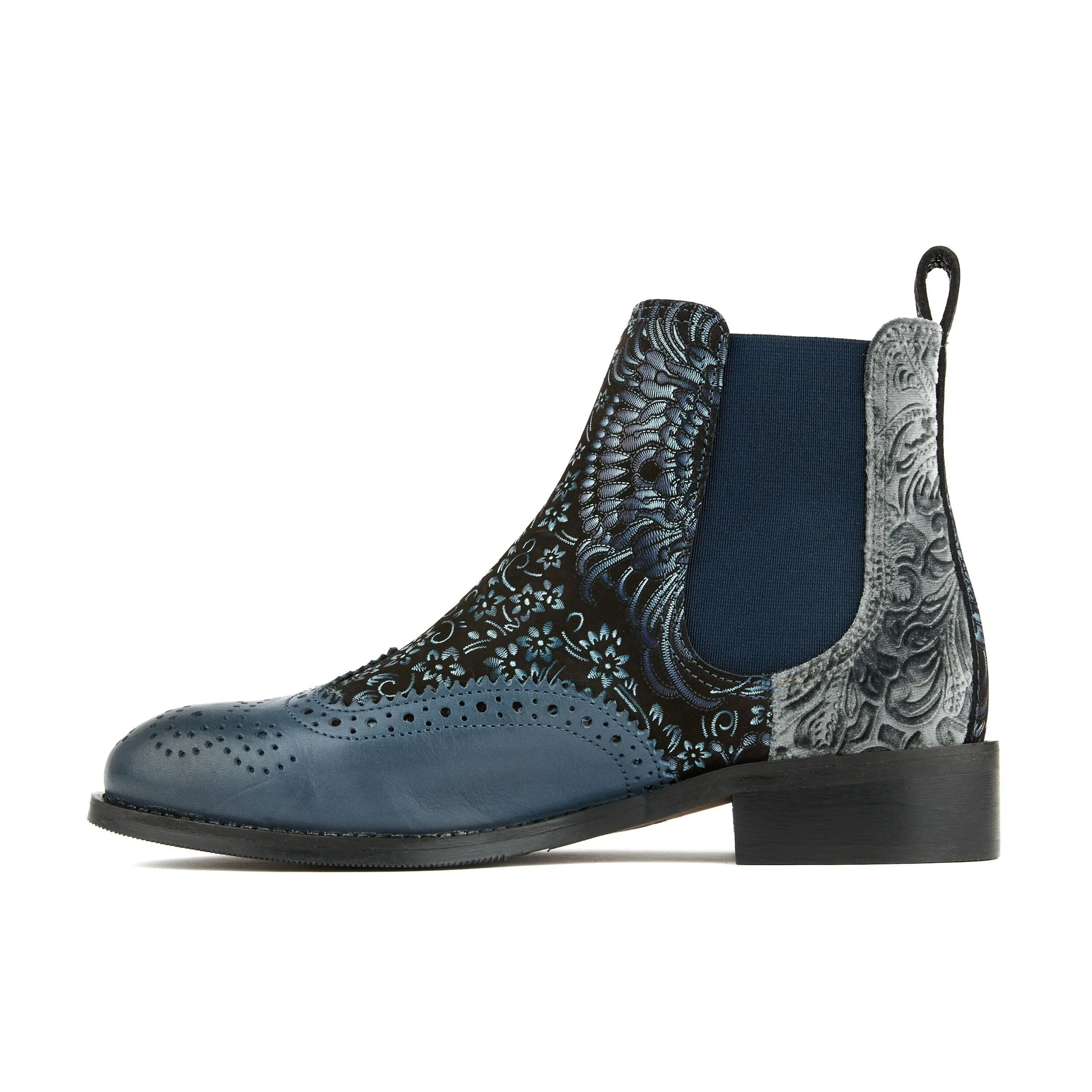 Mamacita - Silver Paisley & Black