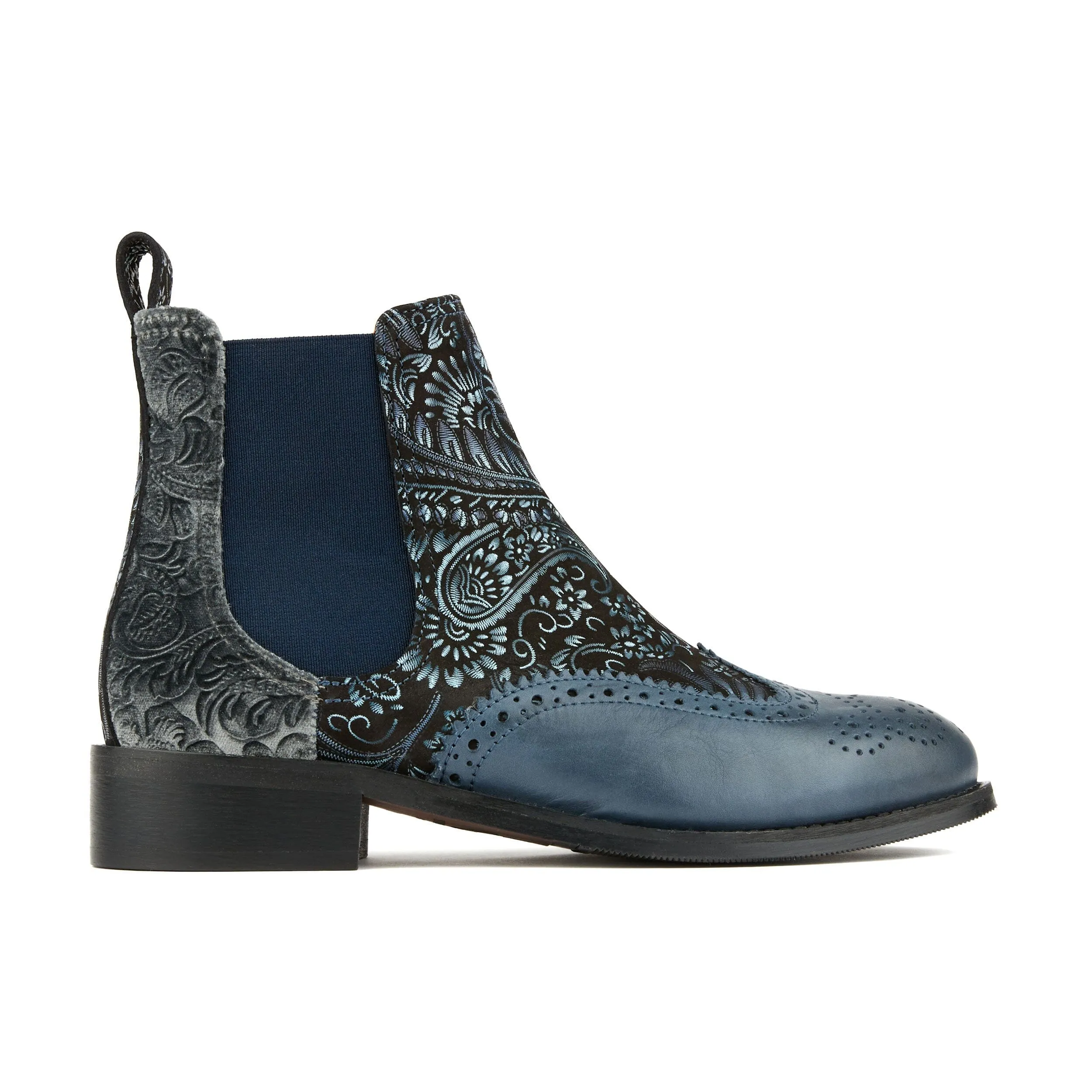 Mamacita - Silver Paisley & Black