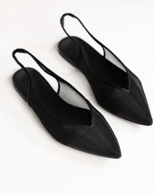 Margot Flats (Black Mesh) - By Billini