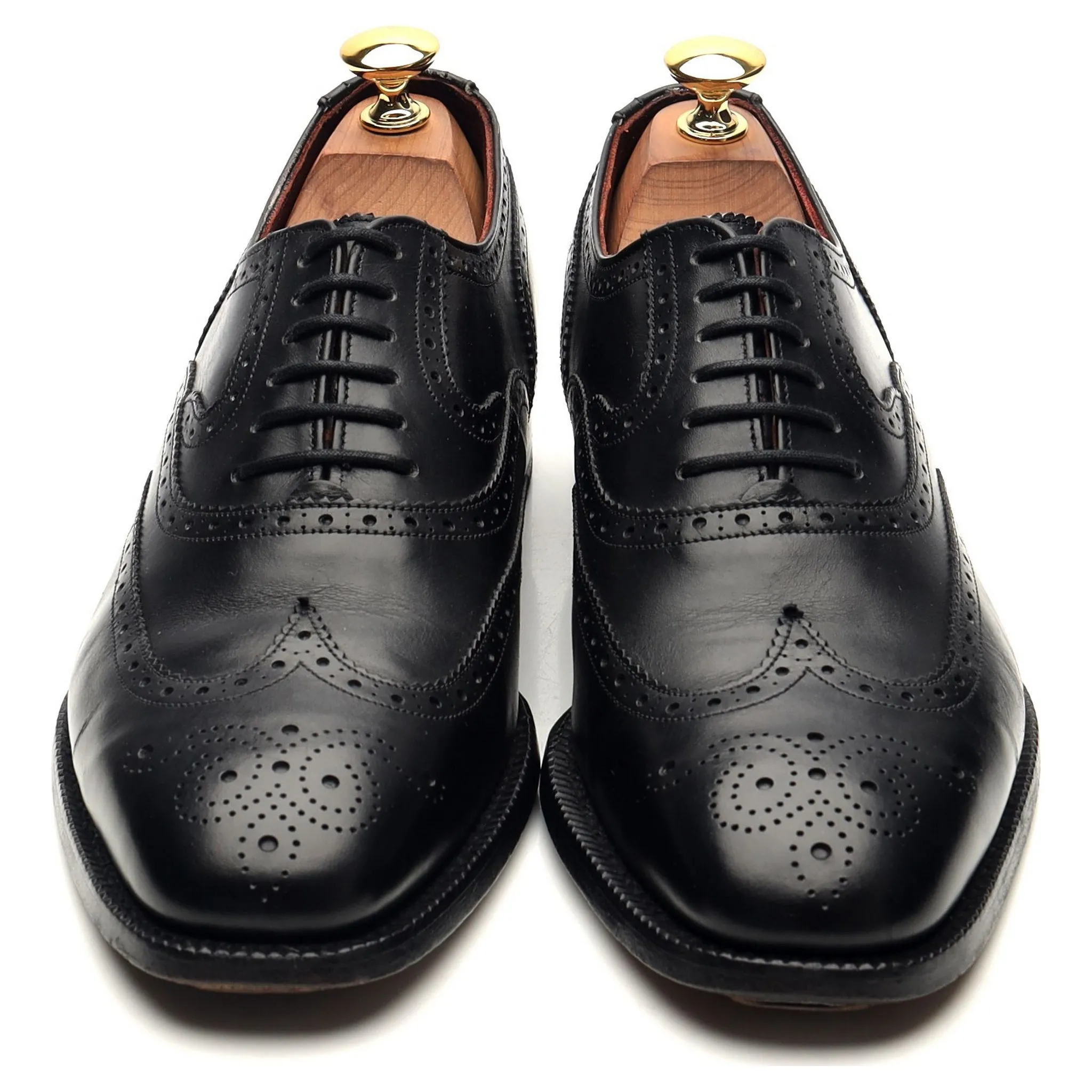 Masterclass 'Brunel' Black Leather Oxford Brogues UK 6.5 F