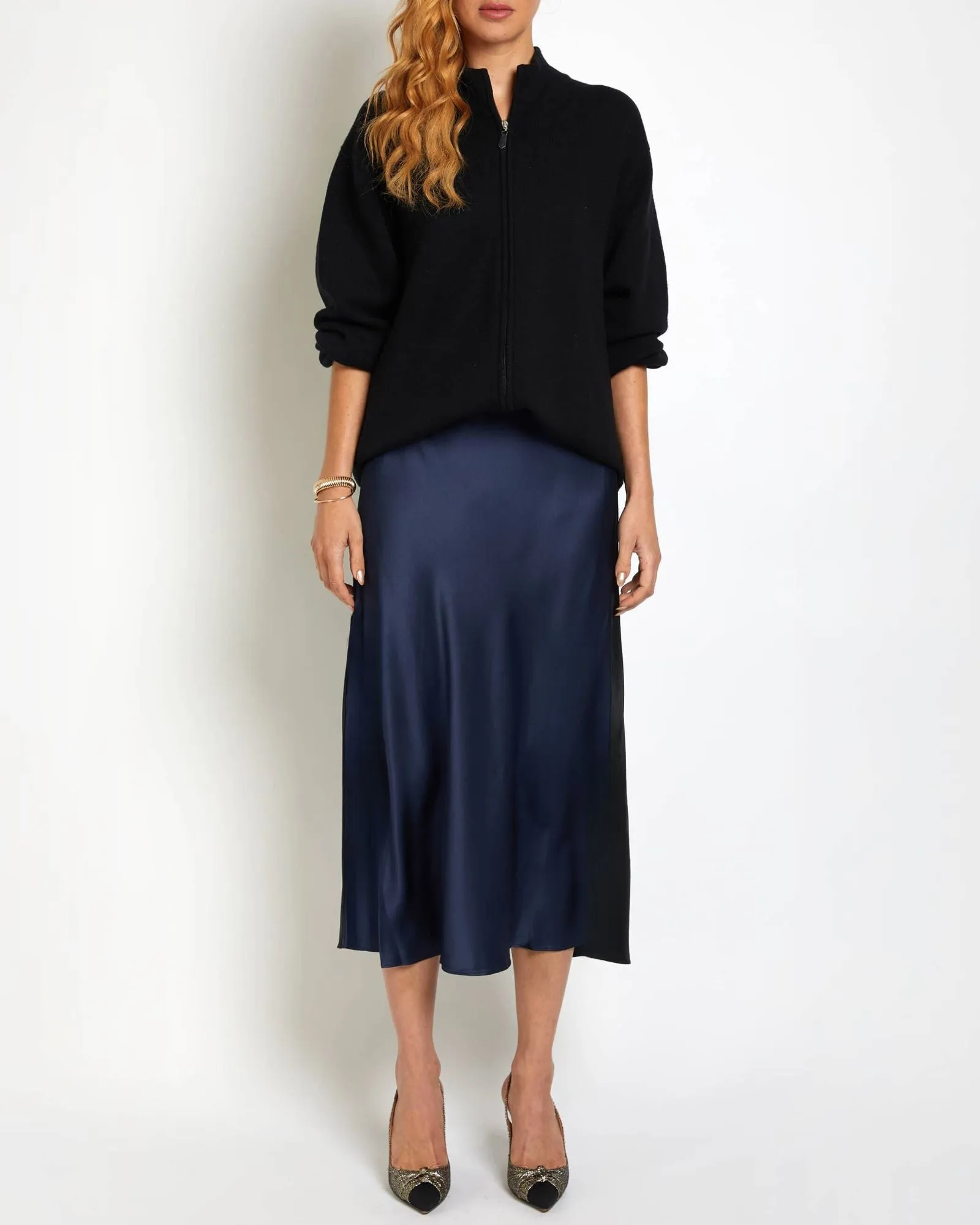 MAXOU NAVY / BLACK SKIRT