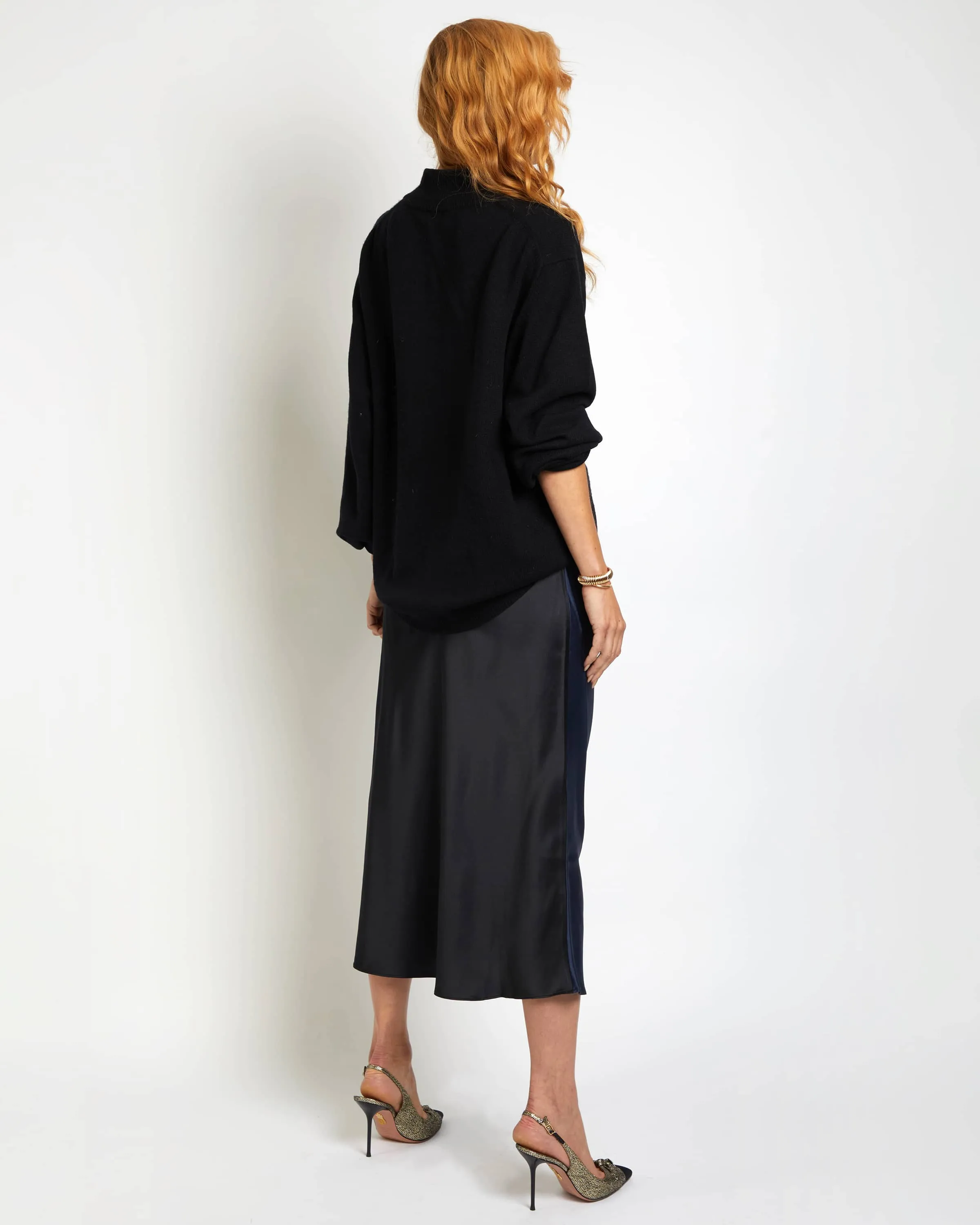 MAXOU NAVY / BLACK SKIRT