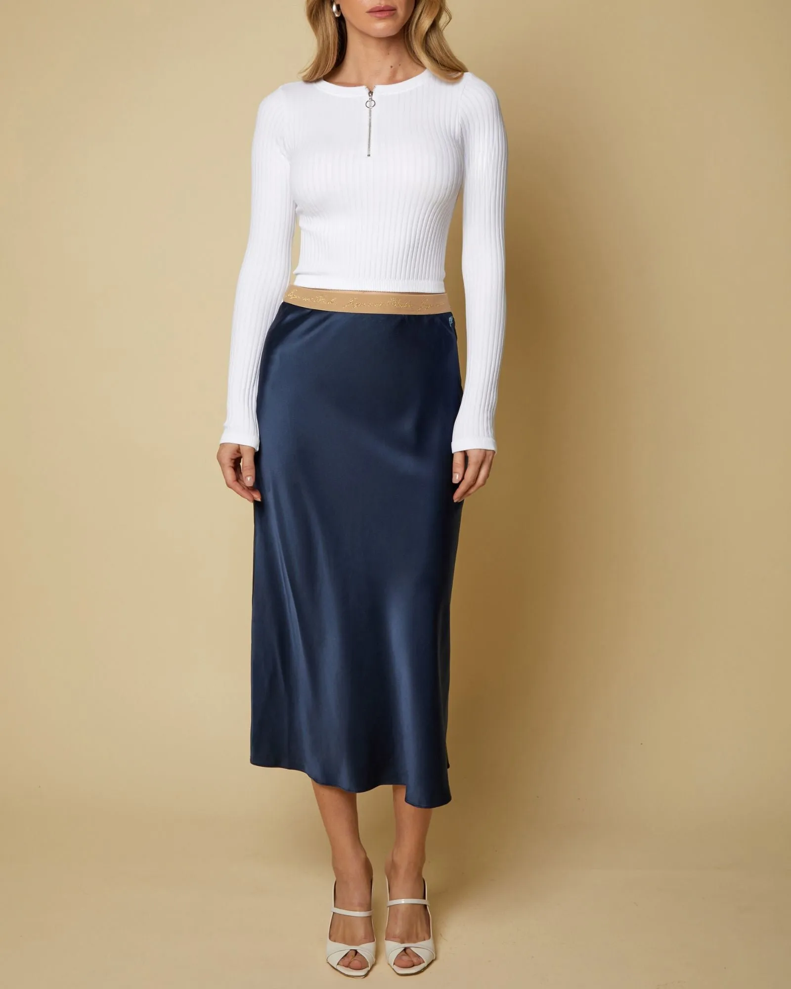 MAXOU NAVY / BLACK SKIRT