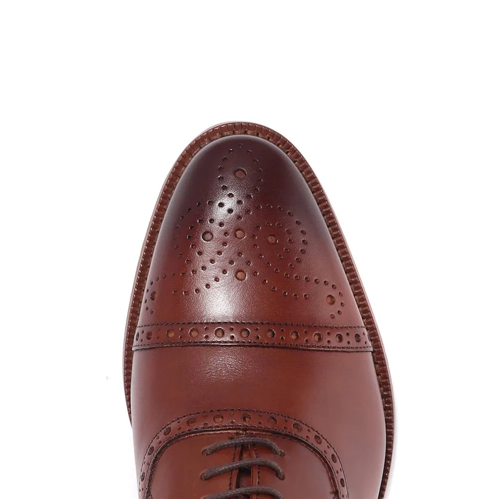 Maynard Leather Oxford Brogues - MAYNARD / 27254364